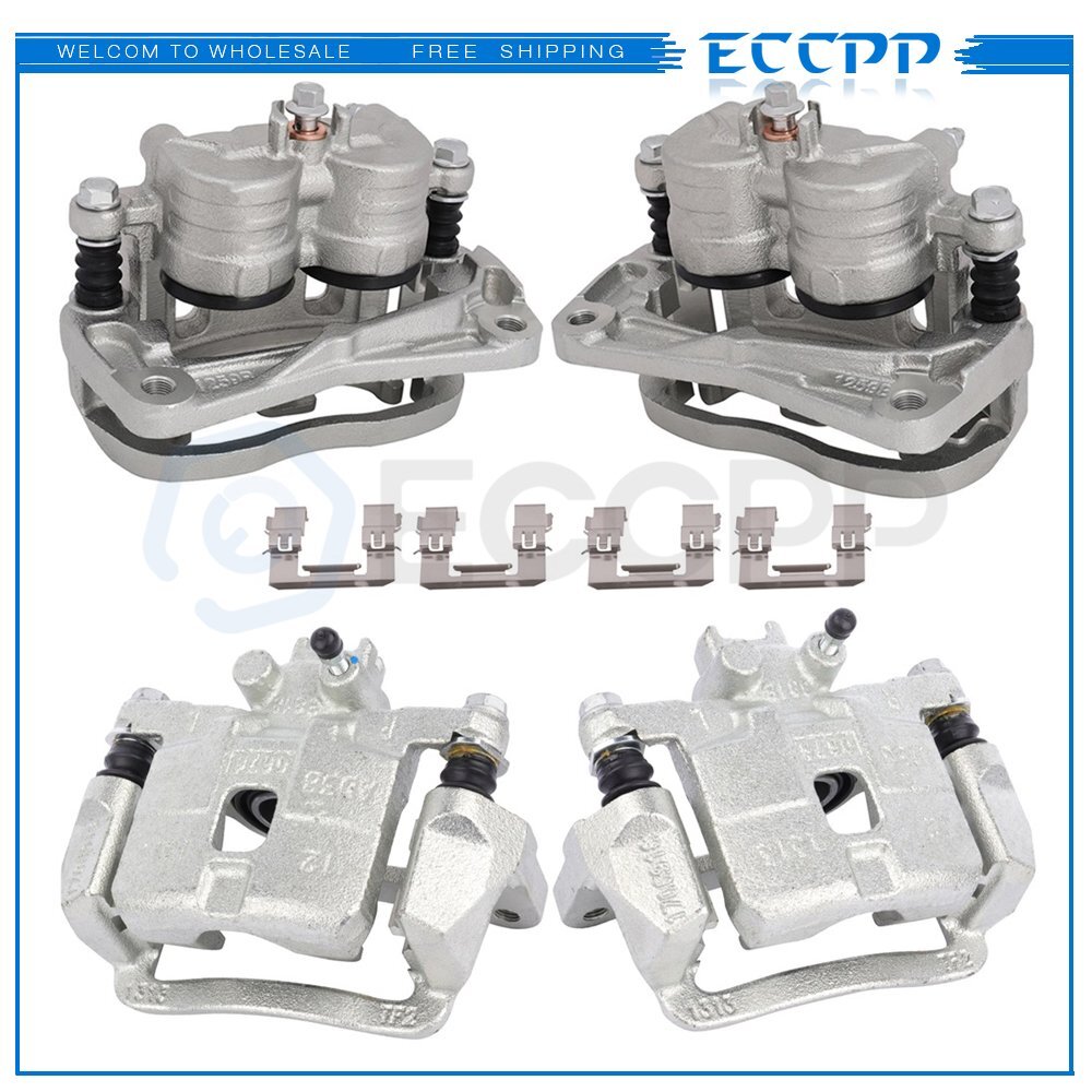 Front Rear Brake Calipers 4Pcs For 2005-2006 Saab 9-2X 2004-2007 Subaru Impreza
