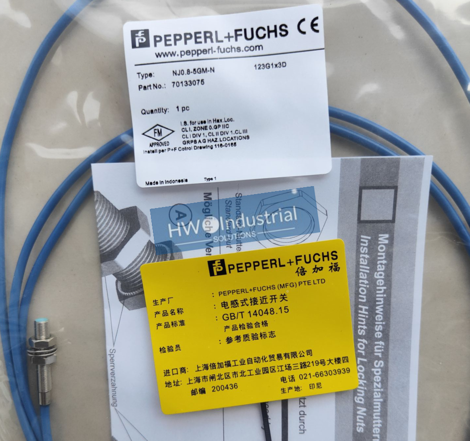 1PC  for Pepperl+Fuchs NJ0.8-5GM-N Proximity Switch Sensor NJ0,8-5GM-N