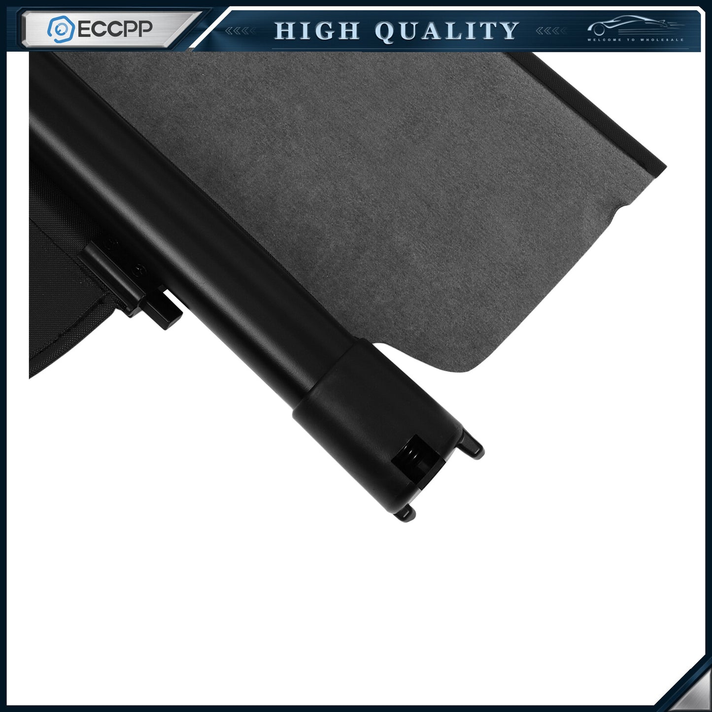 ECCPP Retractable Rear Cargo Cover Luggage Shade Shield For 2007-2015 Audi Q7