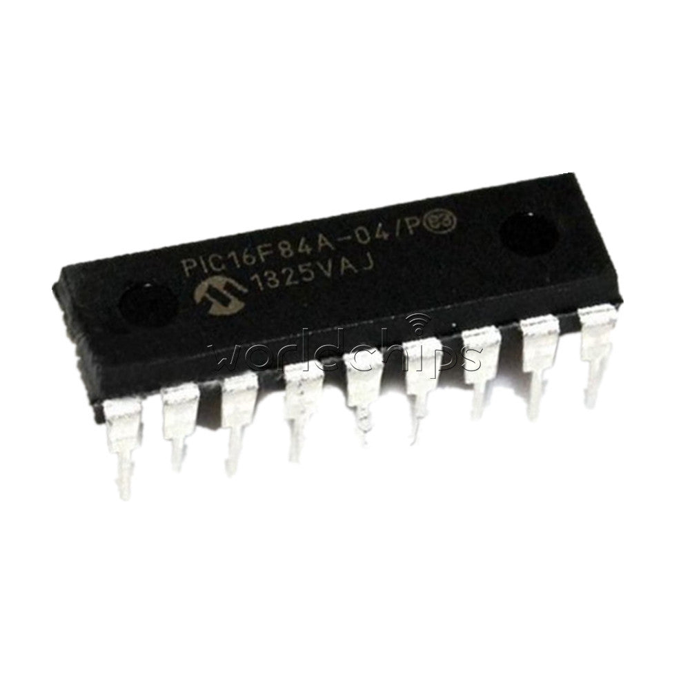 10PCS DIP-18 PIC16F84A-04/P PIC16F84A 16F84A 18-pin DIP