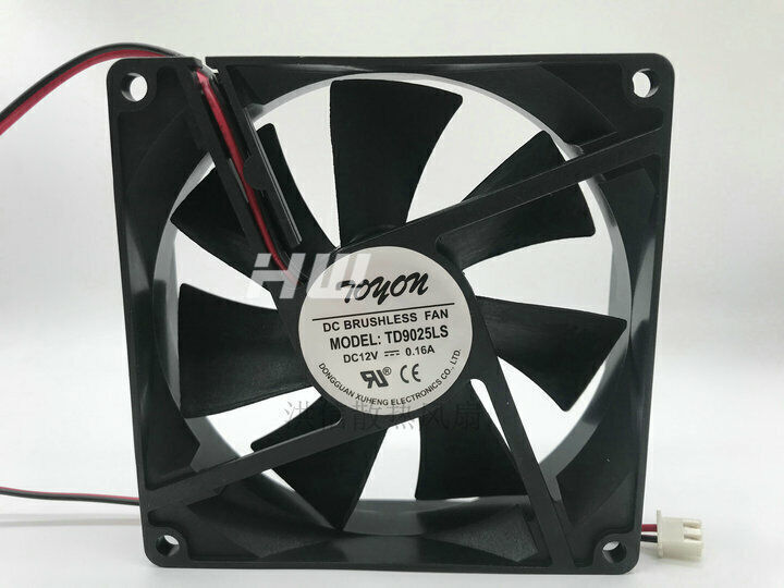 TD9025LS hydraulic mute cooling fan DC 12V 0.16A 90*90*25MM 2pin