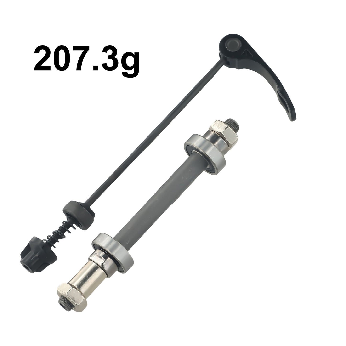 Axle Quick Release Front & Rear MTB Bike Quick Release Spare Steel Black Tools