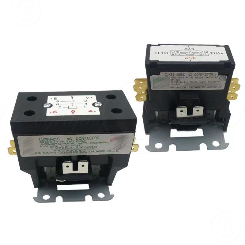 1 or 2 Pole 100-220V 25A HVAC Air Conditioner AC Contactor Coil Relay Power Part