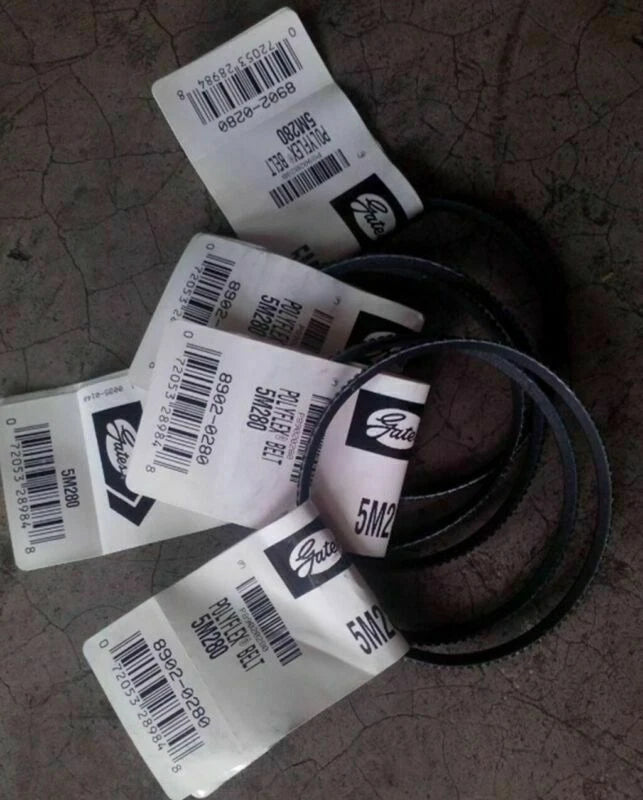 V-belts Drive belt 5M355 5M365 5M375 5M387 For WM180V/WM210V lathe motor belt
