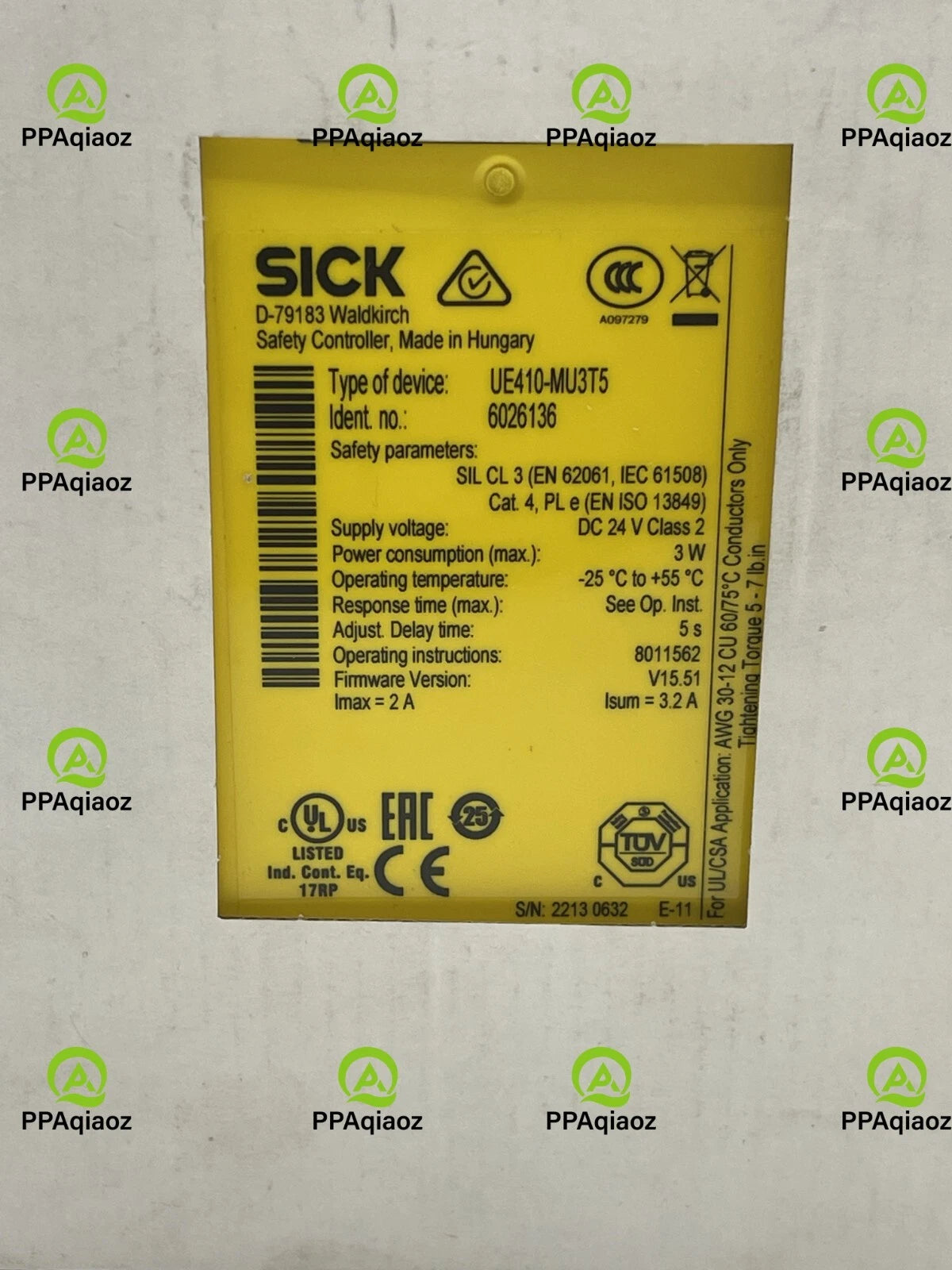 1PCS  SICK UE410-MU3T5 UE410MU3T5 Safety Relay 6026136 Fast delivery