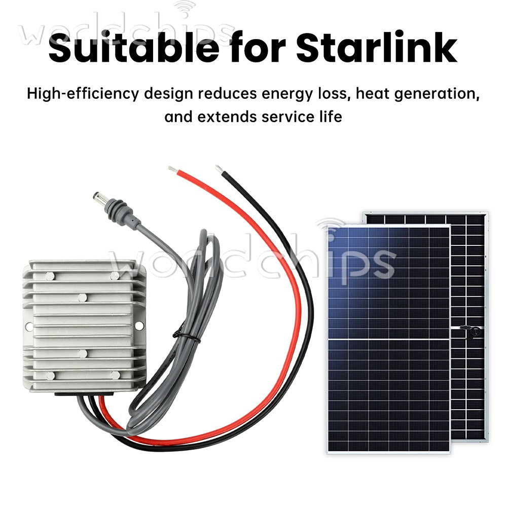 DC-DC 12V 24V to DC 57V 4.5A Step-Up Converter Module for Starlink Gen3 Router