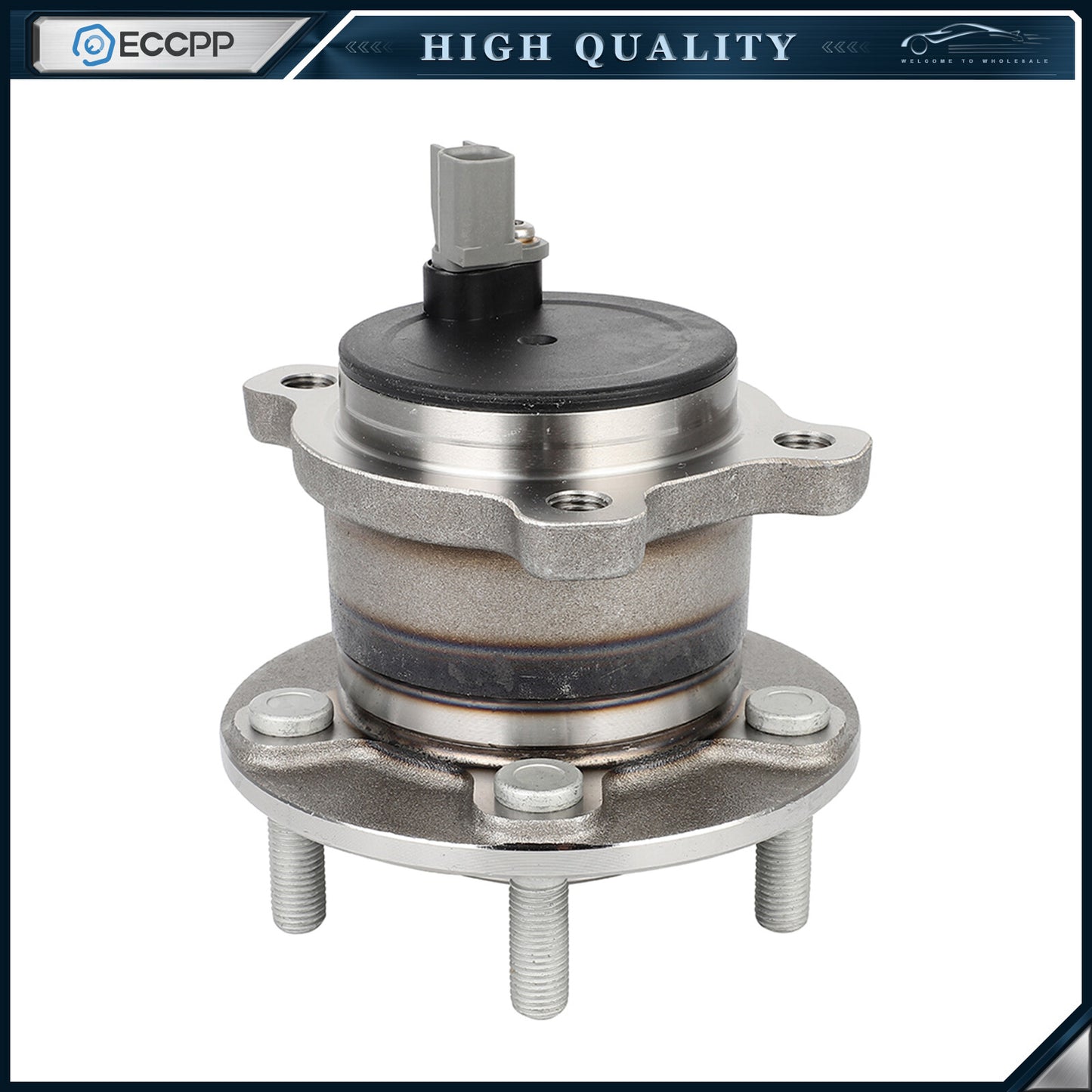 1Pc Wheel Hub Bearing Rear FWD For 2013-2019 Ford Escape with Automated Parking