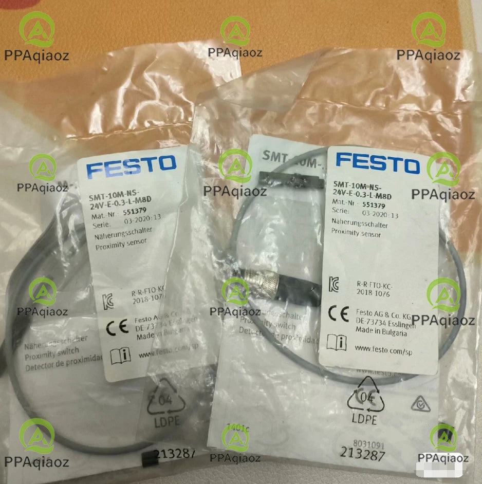 1PC  FESTO SMT-10M-NS-24V-E-0,3-L-M8D 551379 Proximity Switch Free Shipping