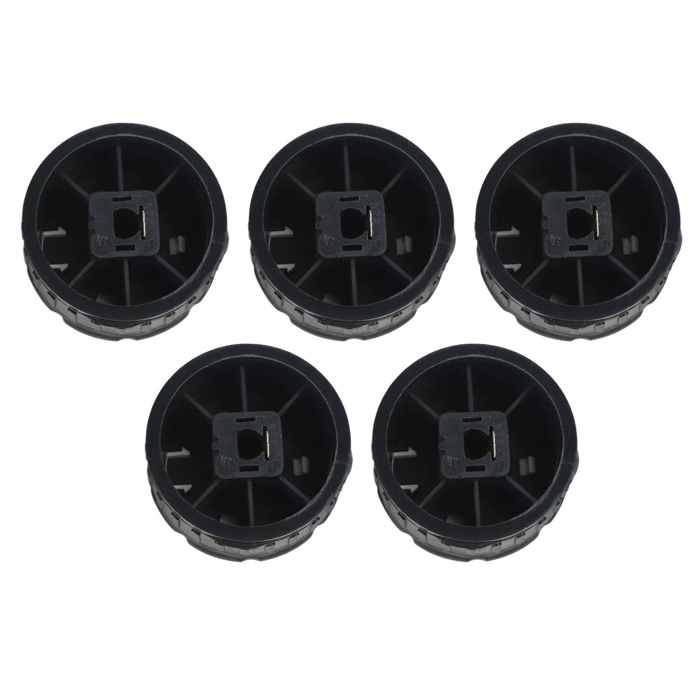 For Gas Stove Knob Set of 5 Heat Resistant 50mm Easy Adjustment Design