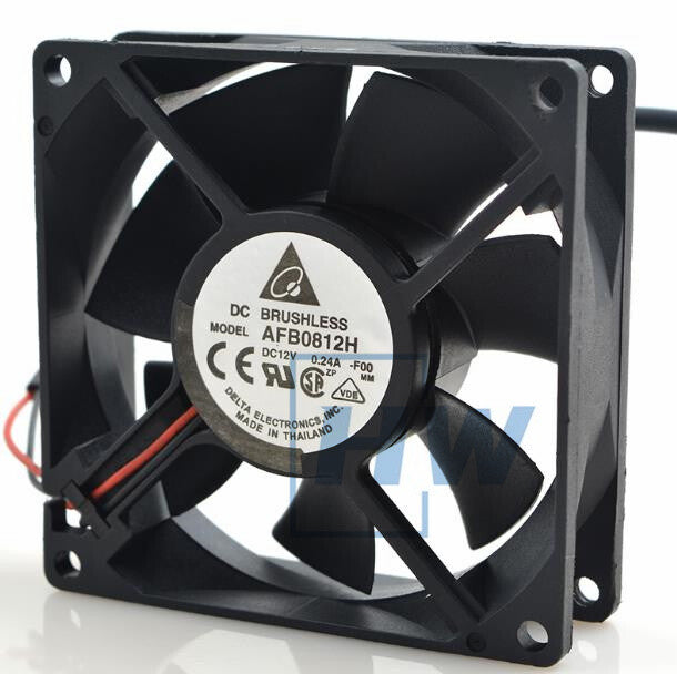 1PC  AFB0812H 8cm 8025 12V 0.24A Two-wire Chassis Power Cooling Fan