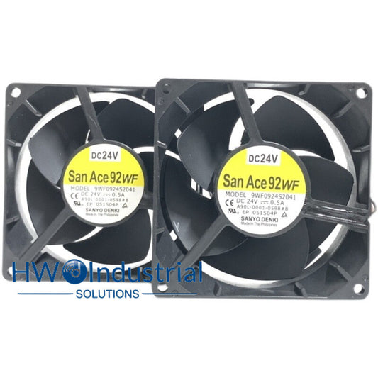 1PC 9WF0924S2041 24V 0.5A A90L-0001-0598#B 12CM FANUC Interface Cooling Fan