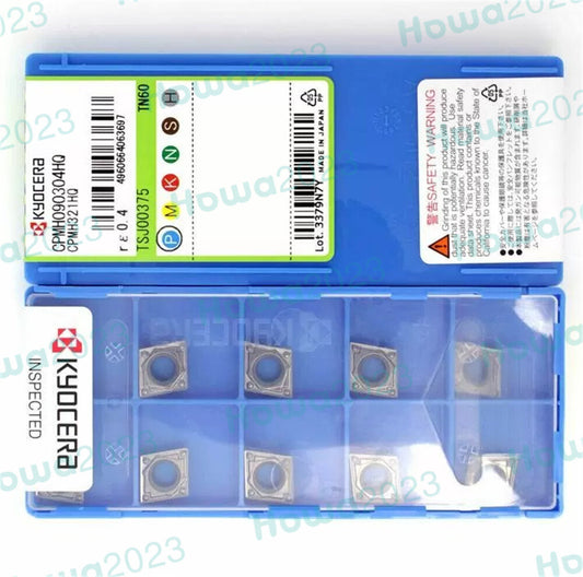 10pcs/BOX Kyocera CPMH090304HQ TN60 CPMH321HQ CNC turning blade Carbide Insert