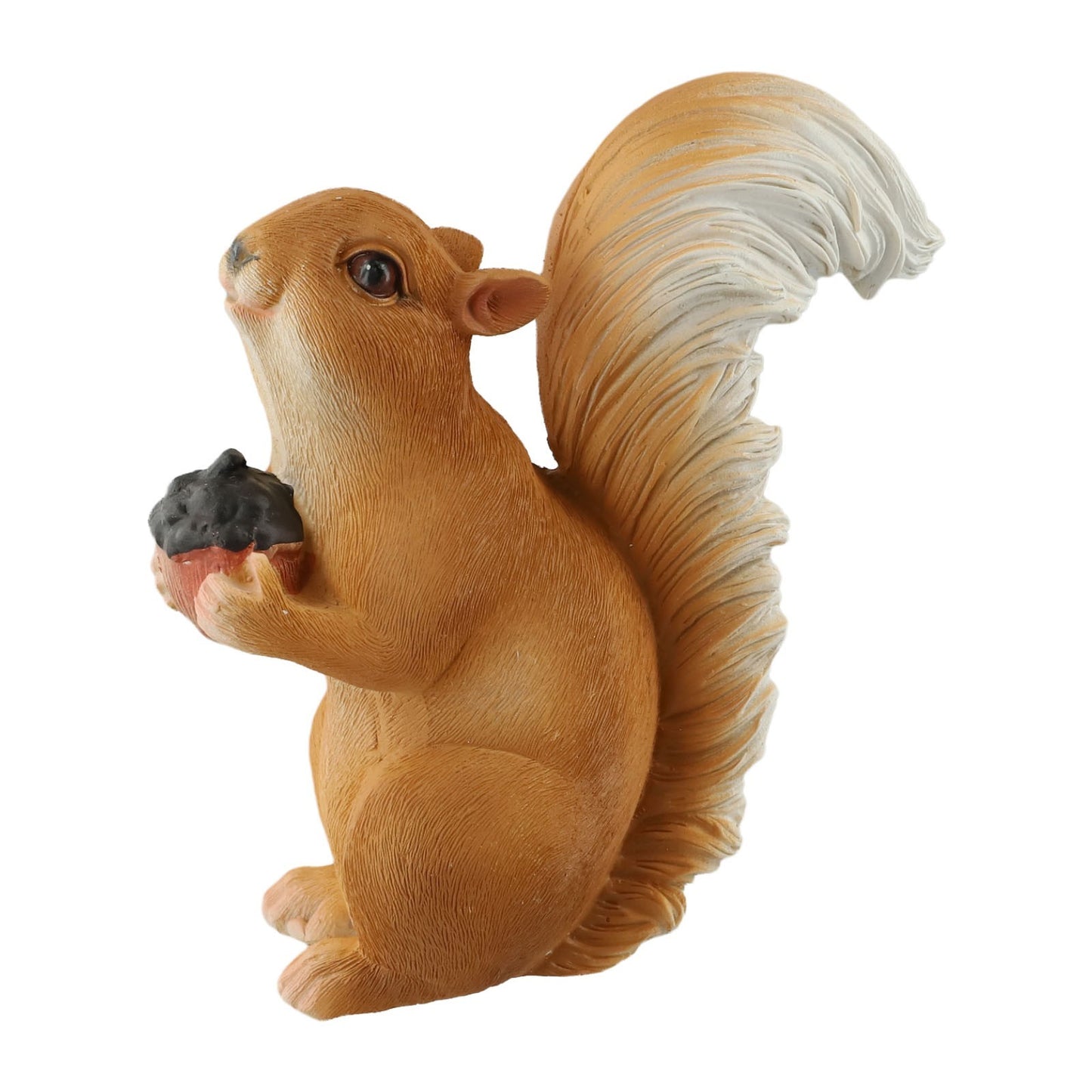 Cute Squirrel Resin Statue Suitable for Garden Yard Outdoor Tree or Fence