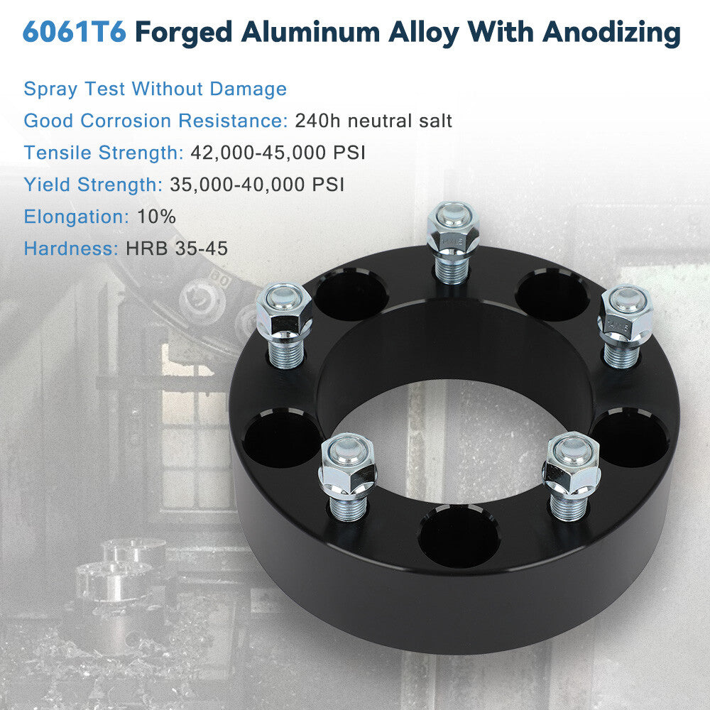 ECCPP 2Pcs 2" 5x5.5 Wheel Spacers 14x1.5 For 2012-2024 Ram 1500 2017 2016 2015