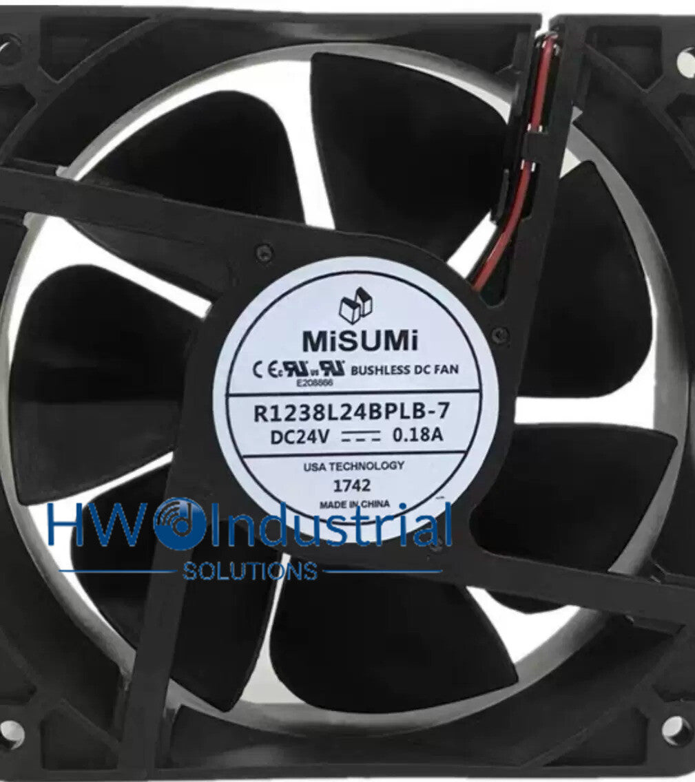 MiSUMi R1238L24BPLB-7 24V 0.18A 12CM 12038 12CM Chassis Cooling Fan