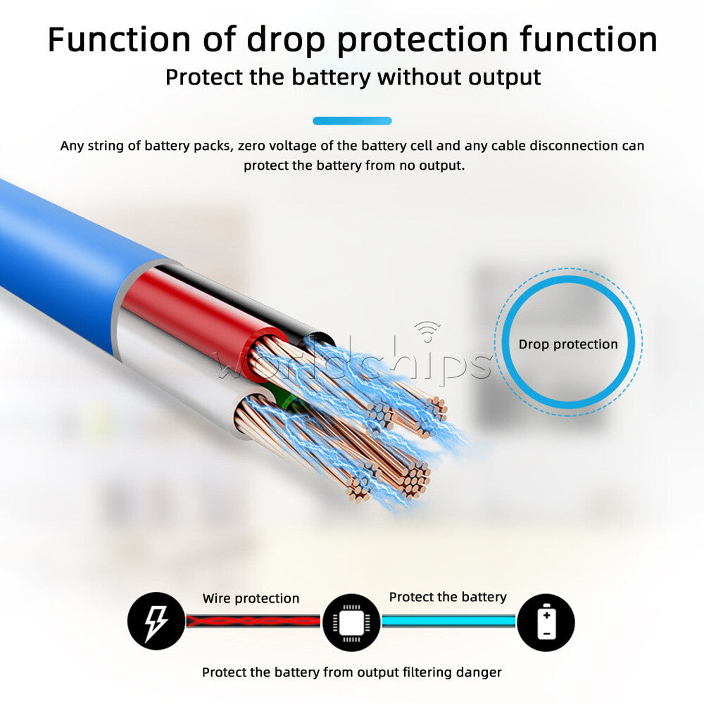 7S 24V 100/150/200A Li-ion Battery Protection Board with Balanced Temperature