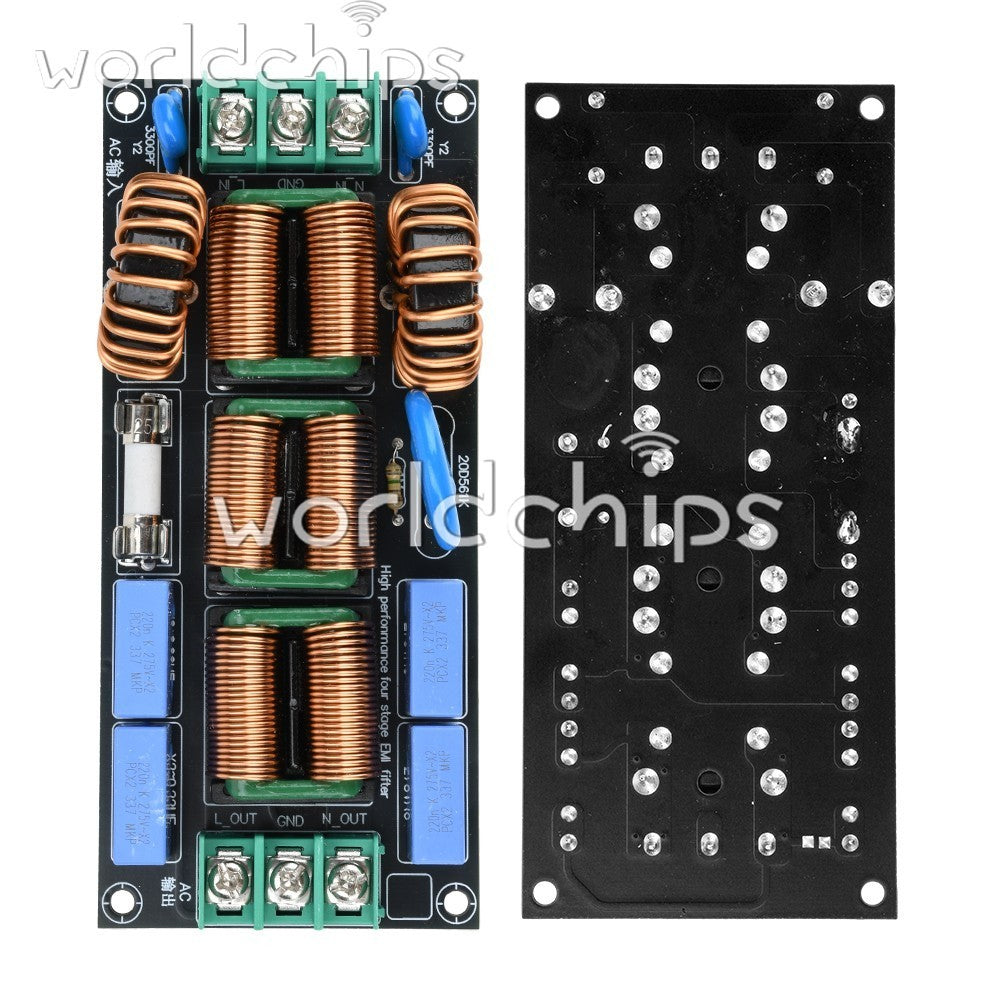 AC110-250V 4level Audio Power Supply EMI Electromagnetic Interference filter 16A