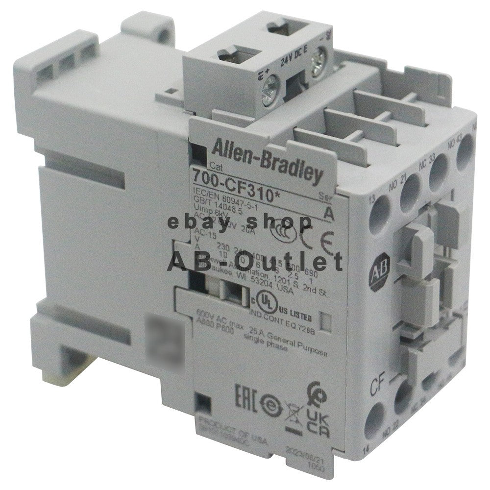 For Allen-Bradley IEC Control Relay 24 VDC 700-CF310EJ