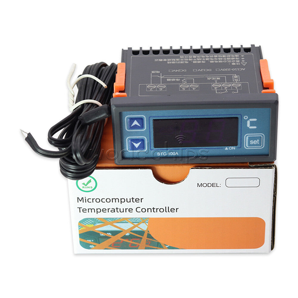 STC-100A Digital Thermostat Smart Temperature Controller AC220V NTC Sensor