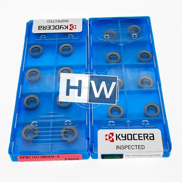 BOx/10PCS Kyocera CNC Circular Milling Insert Blade RPMT10T3MOEN-Z PG025