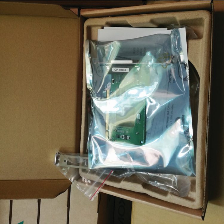 1pcs  MOXA CP-104UL 4-port RS-232 Universal PC Slot Multi-serial Card