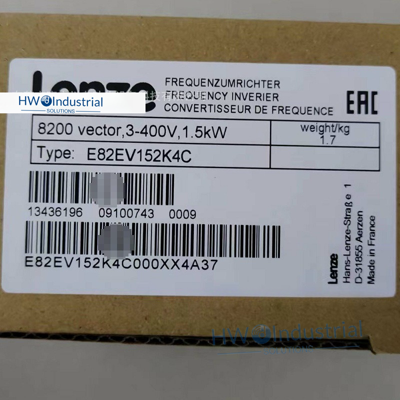 1/Piece  E82EV152K4C E82EV152_4C 1.5KW 3-400V Lenze Inverter