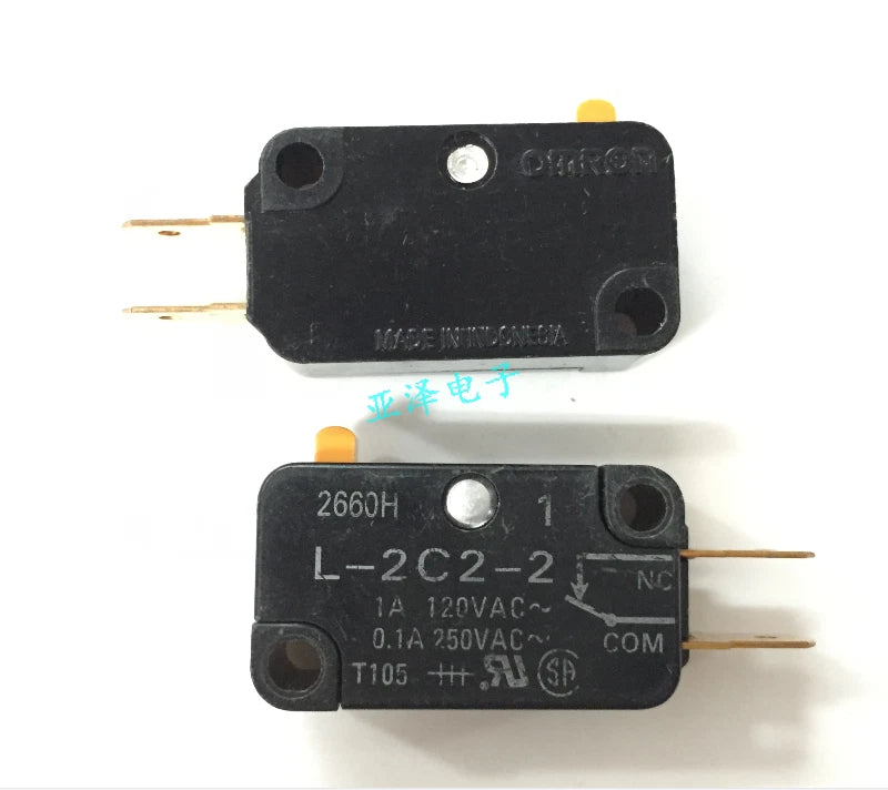 2PCS  L-2C2-2  For Micro switch 120VAC 2 -Pins