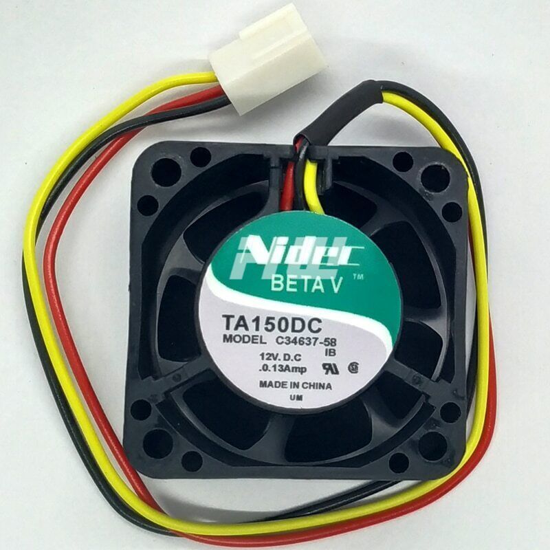 NIDEC TA150 C34637-58 4020 4cm DC 12V 0.13A 3 Line Two Ball Bearing Cooling Fan