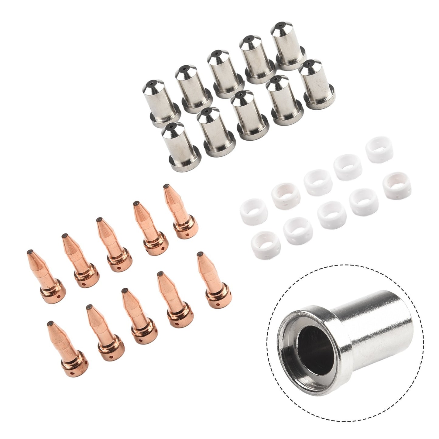 PT2327 Plasma Cutter Consumables Electrode Tip Nozzle Pack 33366XL 33367 33418