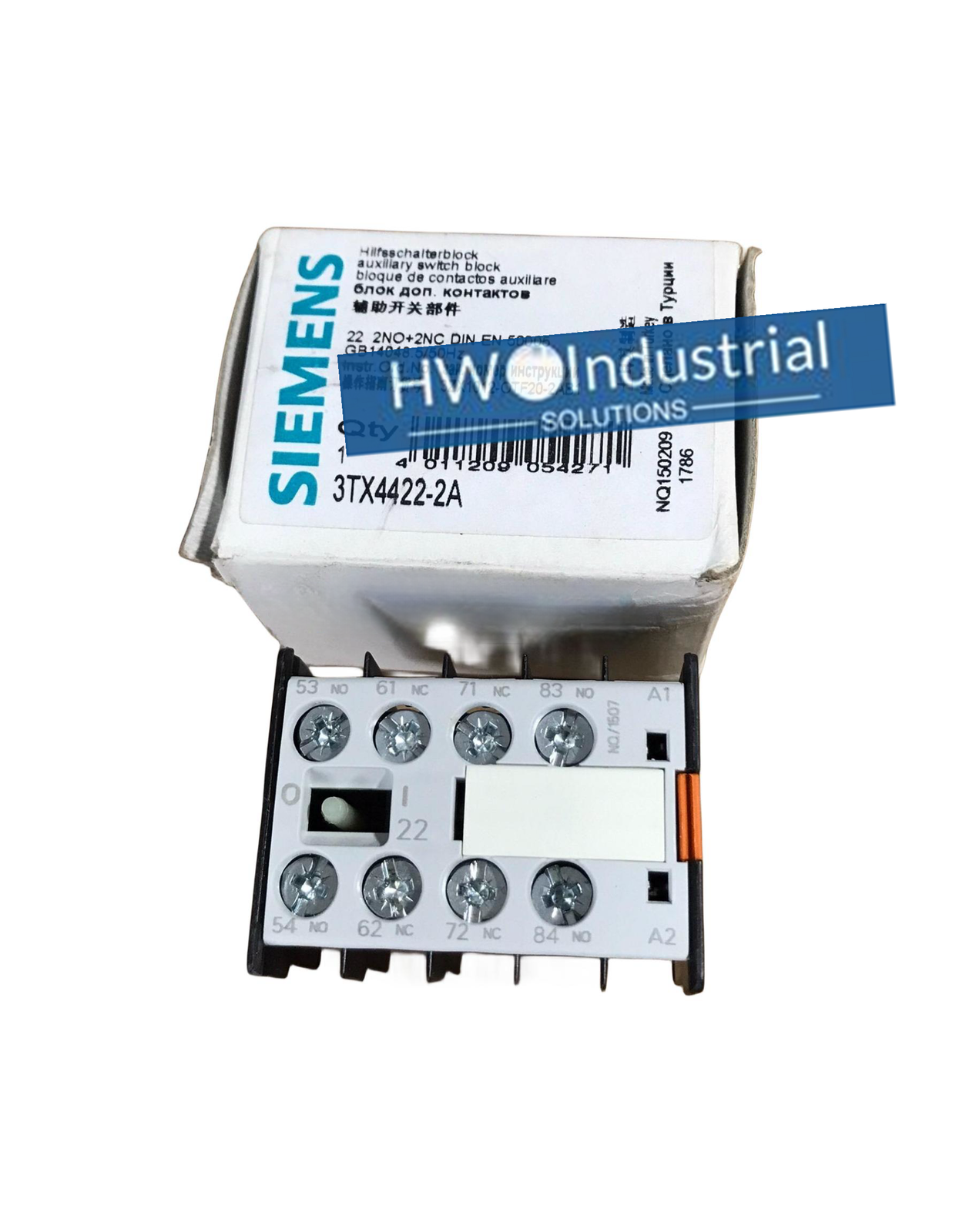 1pc  Sie-mens 3TX4422-2A 3TX44222A Contactor Auxiliary Contact