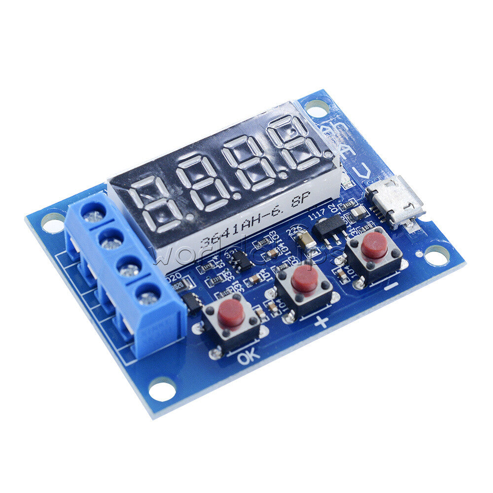 5PCS DC4.5-6V Li-ion Lead-acid 18650 Battery Capacity Discharge Tester Analyzer