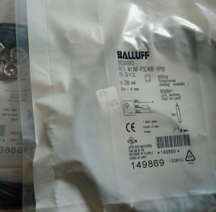 For BALLUFF BES M12MI-PSC40B-BP05 (BES0063)Inductive Standard Sensors PNP