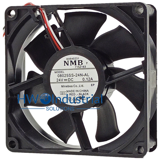 NMB 08025SS-24N-AL 24V 0.12A 8025 8CM Inverter Cooling Fan 3-wire