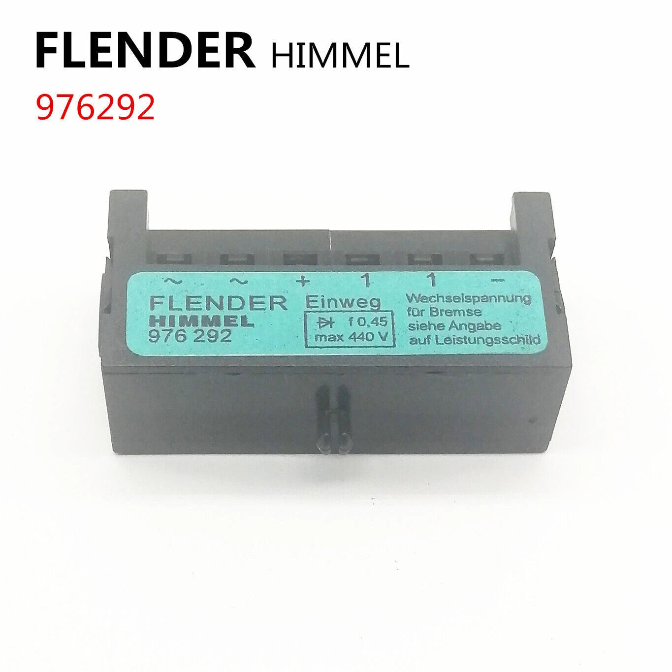 1x FLENDER 976292 440V f 0.45 976 292 Rectifier module HIMMEL Einweg