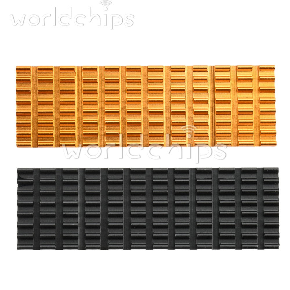10pc M.2 SSD Cooler Cooling Heat Sink 3/6MM Thickness Slotted Aluminum Heat Sink