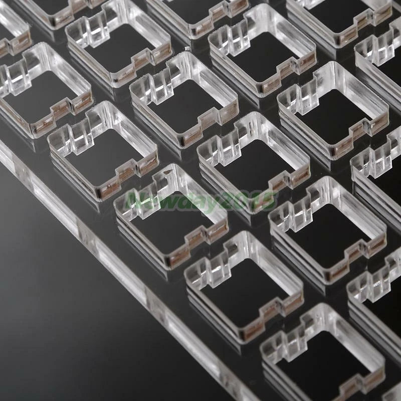 Acrylic Position Plate For Mechanical Keyboard Switch DIY lubricating Oil Grease