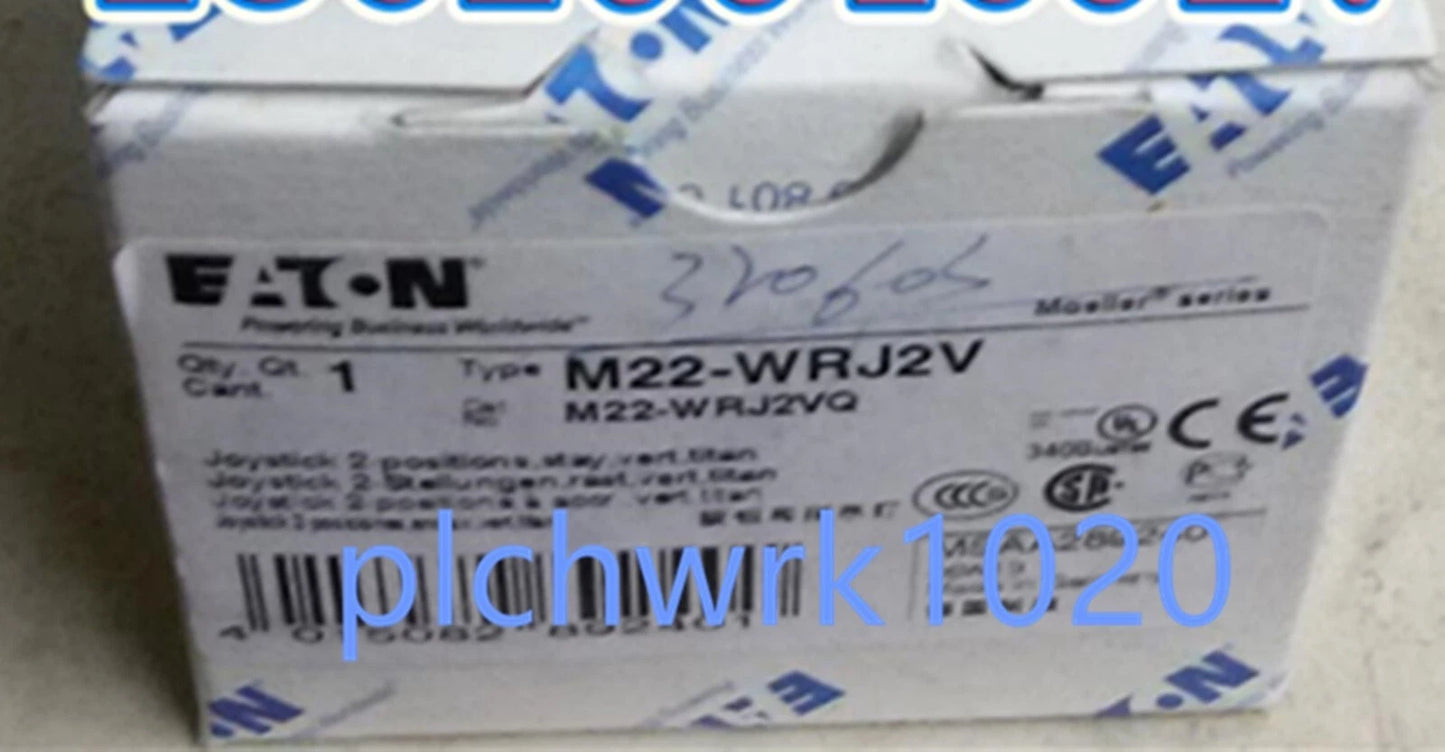 1 PCS  EATON M22-WRJ2V Cross Switch button head #P
