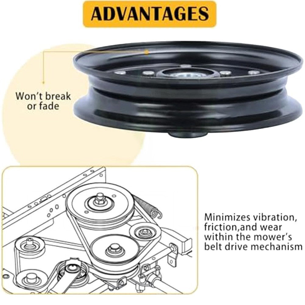 Lawn Mower Pulley Easy Installation Kit Mowing Efficiency For HUSTLER Mowers