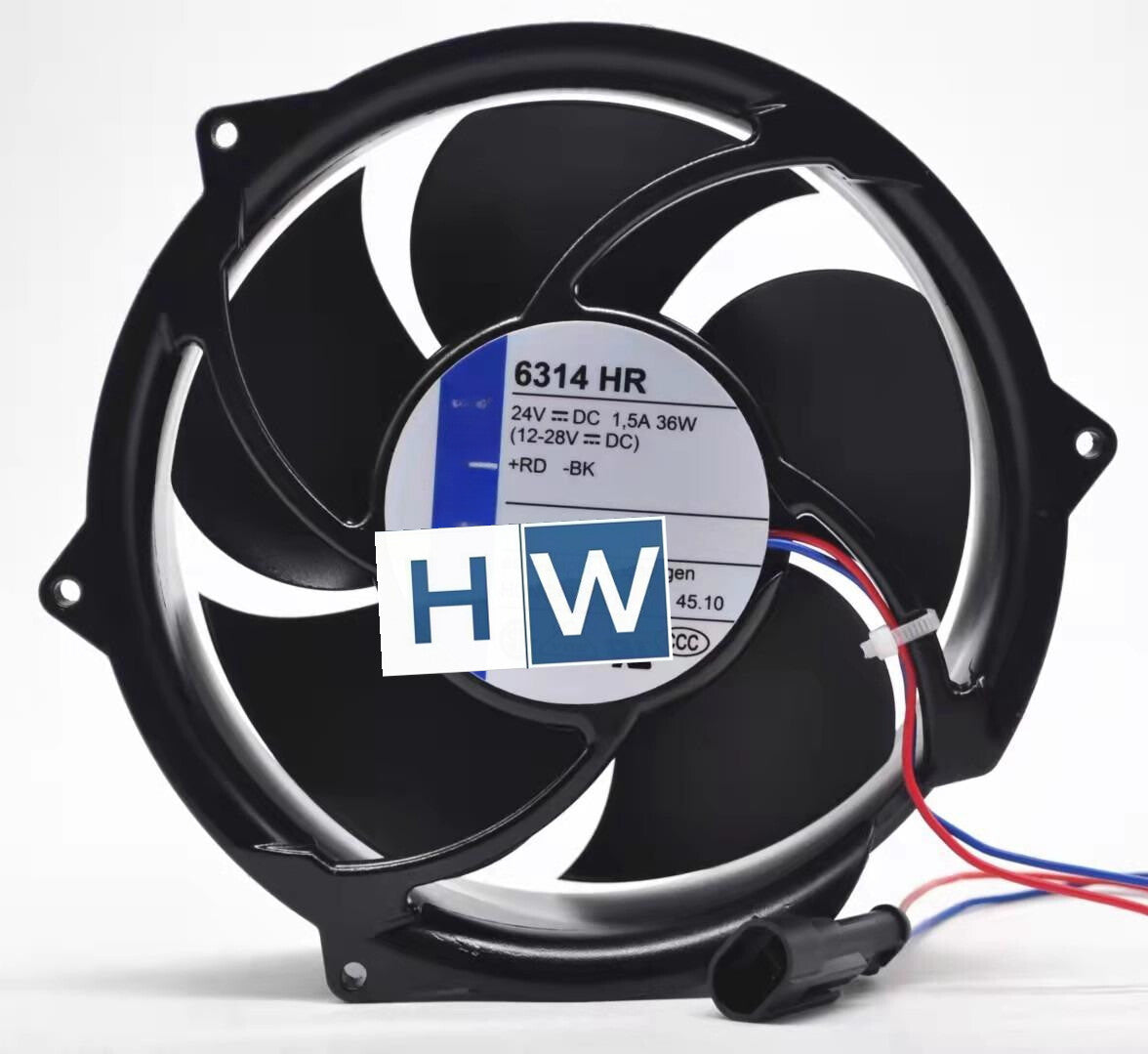 1PC For ACS510 Inverter Heat Dissipation Waterproof Fan 6314HR 24V 1.5A 36W