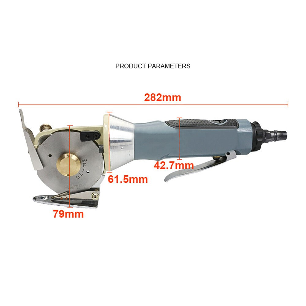 Pneumatic Cloth Fabric Cutting Machine Air Round Knife Scissors Diameter 70MM