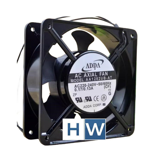 1PC AA1282UB-AT 2-wire ADDA 120*38 12CM AC220-240V 0.17A Cabinet Cooling Fan