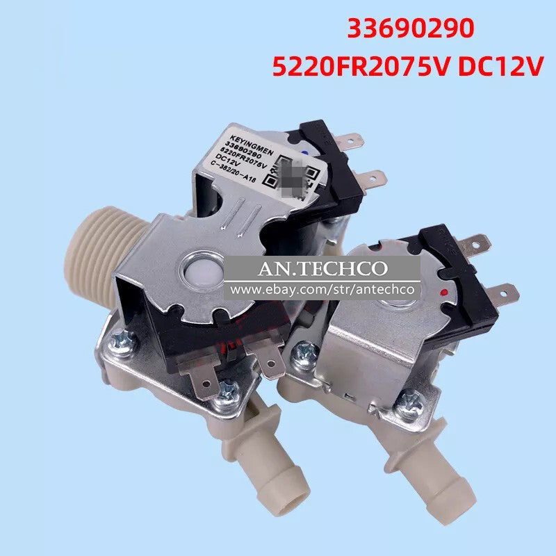 Inlet Solenoid Valve 5220ER2075V Inlet Valve For Drum Washing Machine Three Head