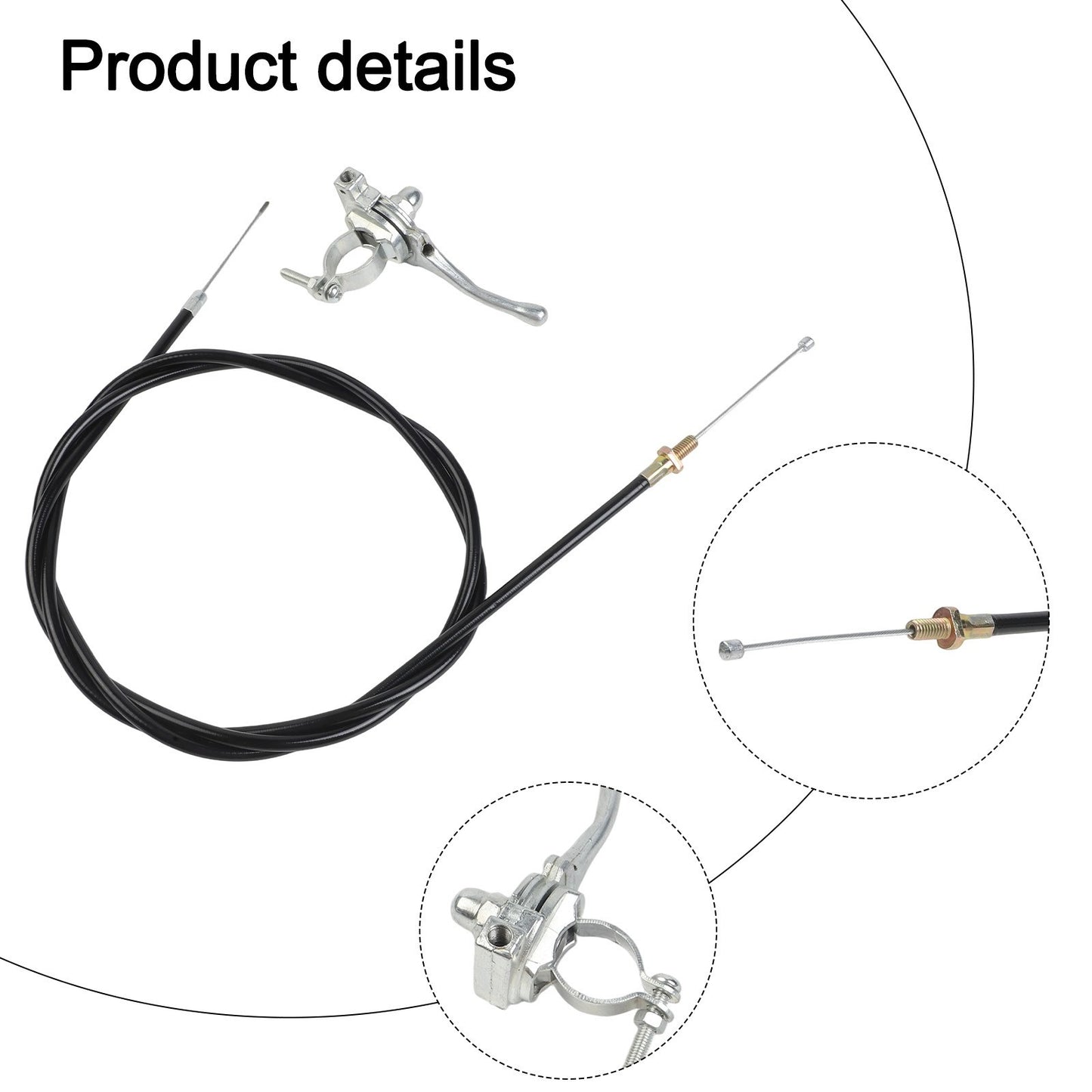 Throttle Cable Kit Compatible with For Multiquip for Whiteman Equipment