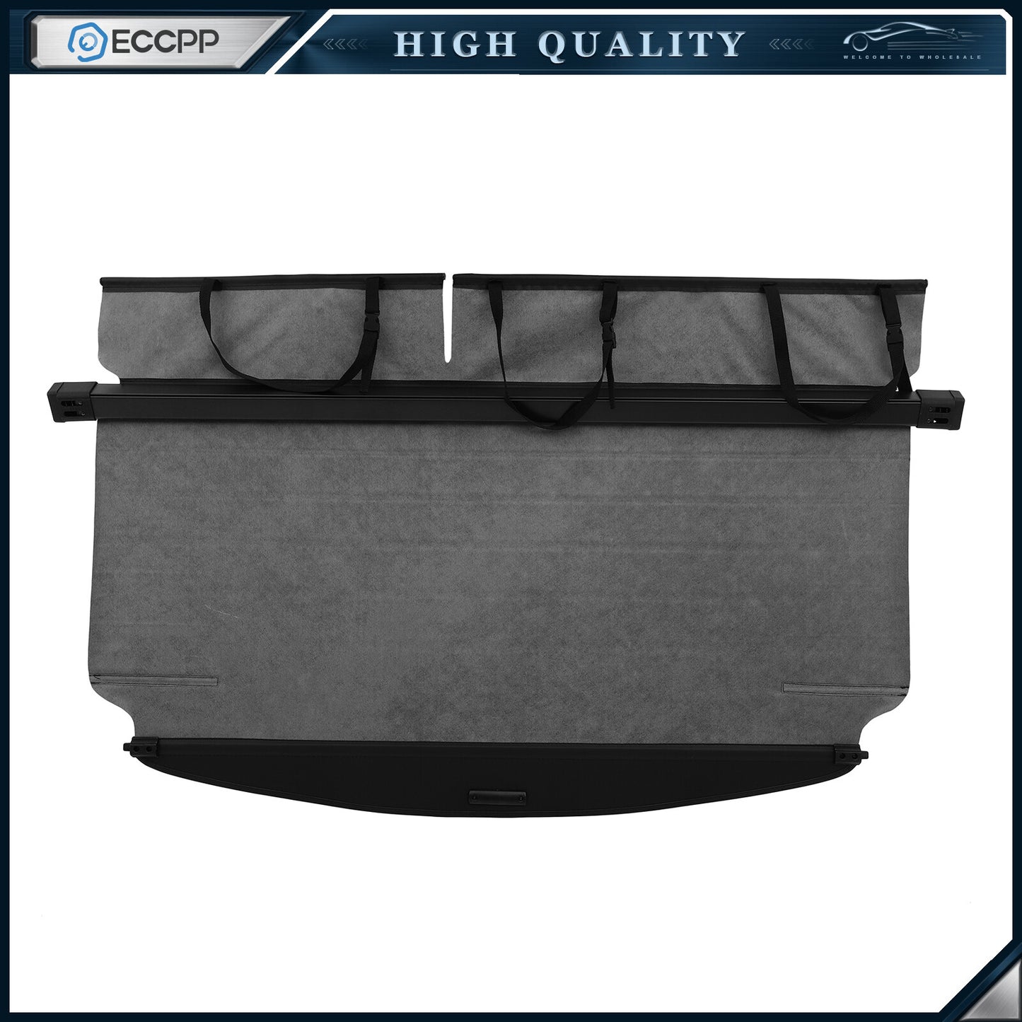 Cargo Cover Black Tonneau Retractable Security For Toyota RAV4 2006-2012 3.5L