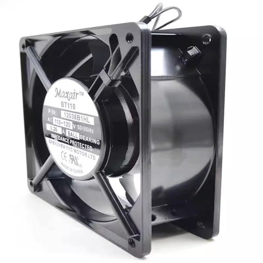 MAXAIR BT110 12038B1HL AC110V-120V 0.26A 12038 12CM Cooling Fan