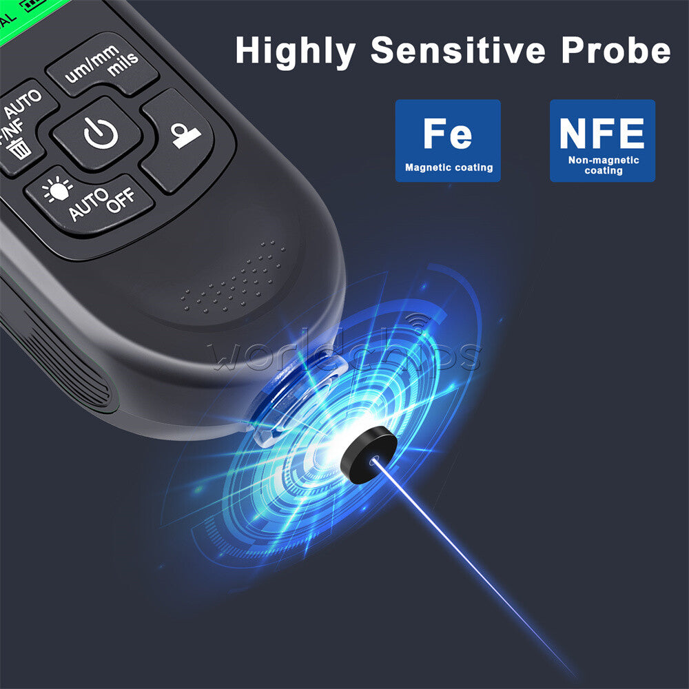 HW-300PRO Thickness Gauges For Non-Destructive Measurement Of Coatings & Paints