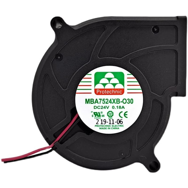 Protechnic MBA7524XB-O30 DC24V 0.18A 7530 2-Wire Cooling Fan