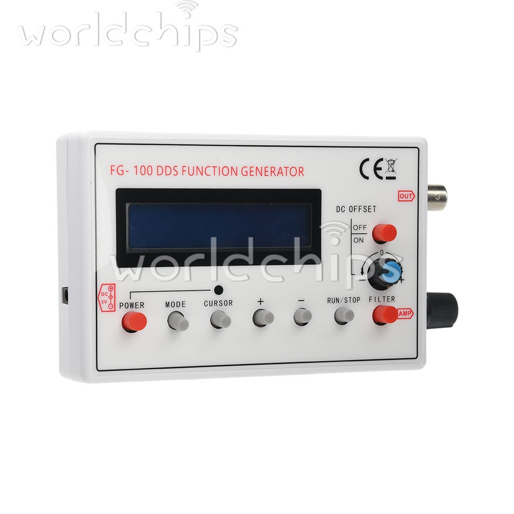 FG-100 DDS Function Signal Generator Module 1HZ-500KHz Sine + Square Wave