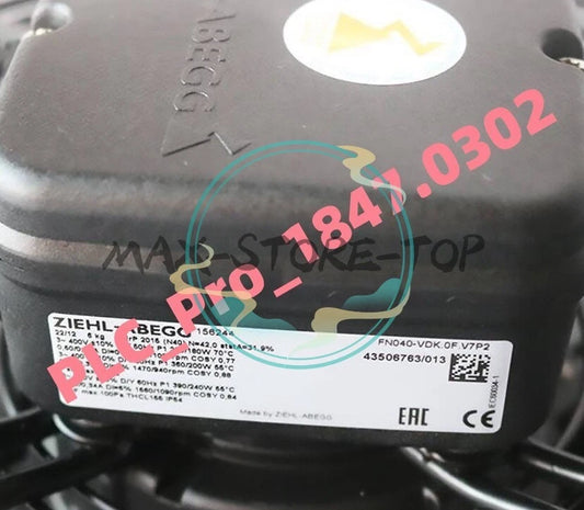 1PCS   Unopened ZIEHL-ABEGG FN040-VDK.0F.V7P2 Axial Fan Fast delivery