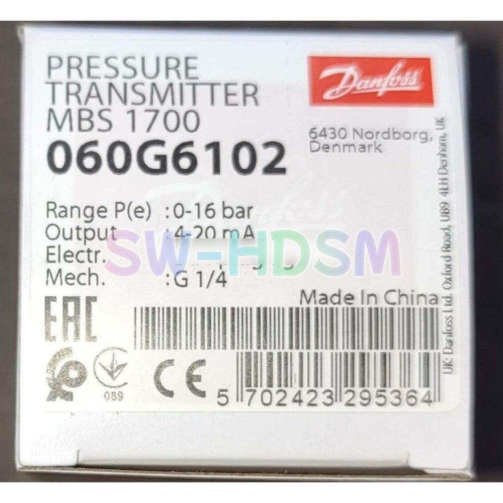 1PCS  for Danfoss Pressure Sensor MBS 1700 060G6102 Freight Free